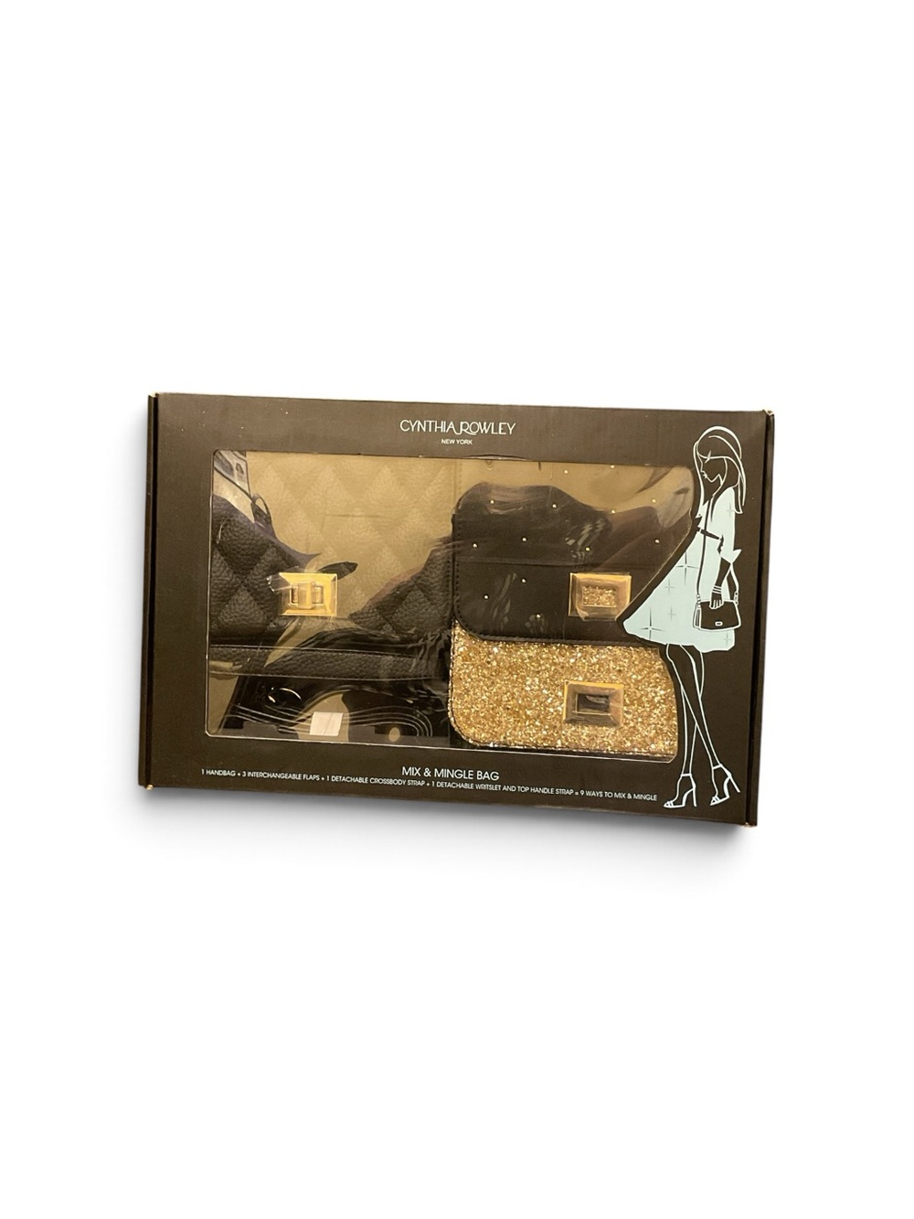 Cynthia Rowley Mix & Mingle Handbag Set NIP